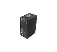 PLANET IGS-624HPT - Commutateur - 4 x 10/100/1000 (PoE+) + 2 x Gigabit SFP - Montage sur rail DIN, fixation murale - PoE+ (120 W) - Tension CC