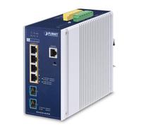 Planet IGS-6325-4UP2X IP30 DIN-rail Industrial L3 4-Port 2.5GBASE-T 802.3bt PoE + 2-Port 10G SFP+ Full Managed Switch