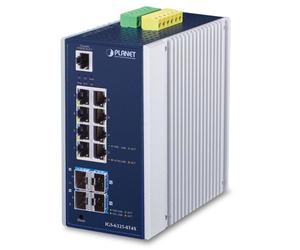 PLANET IGS-6325-8T4X commutateur réseau Géré L3 Gigabit Ethernet (10/100/1000) Bleu, Gris