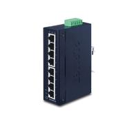 PLANET IGS-801M Switch Géré L2/L4 Gigabit Ethernet 8 ports RJ-45, 16 Gbit/s, VLAN, QoS, Montage Mural/DIN, Format 1U, IP30, -40°C à 75°C