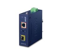 PLANET IGTP-815AT Convertisseur Media Gigabit Ethernet 10/100/1000Base-T vers 1000Base-SX/LX SFP, PoE 36W, IP30, -40~75°C