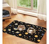 Planet in the Dark Nappe absorbante en cuir pour animaux domestiques avec base en caoutchouc antidérapant pour chats et chiens 30 x 45 cm