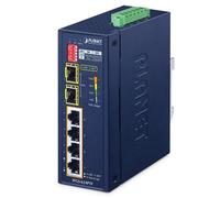 PLANET Industrial 4-Port 100TX+2-Port 100TX SFP IFGS-624PTF