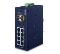 PLANET Industrial 8-Port 10/100/1000T + 2 1000X SFP