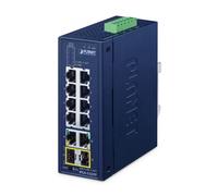 Planet Industrial 8-Port 10/100BASE-TX + 2-Port 10/100/1000BASE-T + 2-Port 1000BASE-X SFP Ring Ethernet Switch