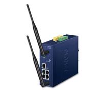 PLANET Industrial Dual Band 802.11ax 1800 Mbit/s Bleu