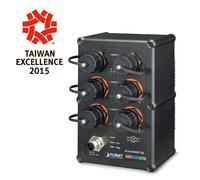 PLANET Industrial IP67 4 ports 10/100/1000T 802.3at