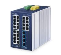 Planet Industrial L2+ 24-Port Managed Switch IGS-4215-24T4X