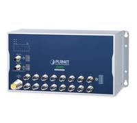 Planet Industrial L3 16-Port 10/100/1000T M12 Managed Ethernet Switch with Low Voltage Input (-40~70 degree)
