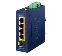 Planet IP30 Compact size 4-Port 10/100/1000T 802.3at PoE + 1