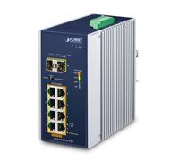 Planet IP30 Ind 8-P 10/100/1000T, IGS-1020PTF-12V