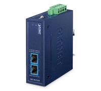 Planet IP30 Industrial 4-Port 10/100/1000T 802.3at PoE+ to VDSL2 Extender -35b/30a profile w/ supervectoring and G.vectoring