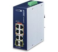 Planet IP30 Industrial Commutateur Ethernet Gigabit 4 Ports 10/100/1000T 802.3bt PoE + 2 Ports 10/100/1000T + 2 Ports 100/1000X SFP Gigabit Ethernet Switch