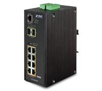 PLANET IGS-10020HPT commutateur réseau Géré L2+ Gigabit Ethernet (10/100/1000) Connexion Ethernet, supportant l'alimentation via ce port (PoE) Noir, Blanc