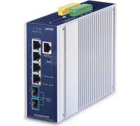 PLANET IP30 Industrial L3 4 ports Managed 2.5G Ethernet (100/1000/2500) Aluminium