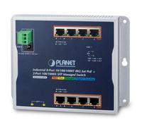Planet IP30, IPv6/IPv4, 8 ports 1000T, WGS-4215-8P2S