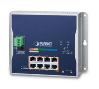 PLANET WGS-5225-8P2S commutateur réseau Géré L2+/L4 Gigabit Ethernet (10/100/1000) Connexion Ethernet, supportant l'alimentation via ce port (PoE) Noir