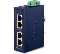 Planet IPOE-260-12V Injecteur industriel PoE, 2x port, 4x1Gb, 2x 802.3at 36/72W, DIN, IP30, -40~75°C, double alimentation 12-56VDC