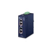 PLANET IPOE-270 - Injecteur Hub PoE++ Industriel 2 Ports 802.3bt Type 4, Multi-Gigabit 5GBASE-T, Budget 180W