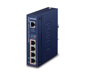 PLANET IPOE-E174 prolongateur réseau Émetteur réseau Bleu 10, 1000, 100 Mbit/s