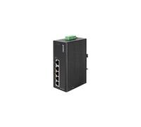 PLANET ISW-504PT - Commutateur - 4 x 10/100 (PoE) + 1 x 10/100 - Montage sur rail DIN, fixation murale - PoE - Tension CC