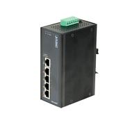 PLANET ISW-504PT commutateur réseau Non-géré L2 Fast Ethernet (10/100) Connexion Ethernet, supportant l'alimentation via ce port (PoE) Noir