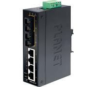PLANET ISW-621T PLANET Commutateur industriel Fast Ethernet 4 ports 10/100 Mbps RJ45 + 2 ports 100Base-FX, IP30, Temp Range -40øC~75øC