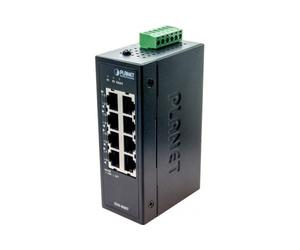 Planet ISW-800T switch indust. 8P 10/100 compact -40/+75°