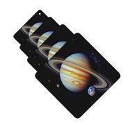 Planet Jupiter Lot de 4 cartes de désodorisants de voiture personnalisables, cadeaux pour homme et femme, tablettes d'aromathérapie, cartes parfumées à suspendre pour armoire, salle de bain
