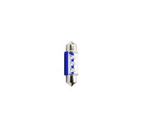 Planet Line PL023B Ampoules LED Navette C5W 12 V, Bleu, Set de 2