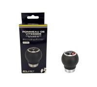 PLANET LINE POMMEAU Cuir Noir Rond Bague Marche AR + 3 PASTILLES DE Vitesses