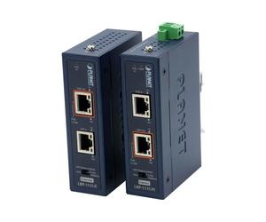PLANET LRP-111U KIT Rallonge industrielle RJ45 sur liaison POE++ 60W 800m max.