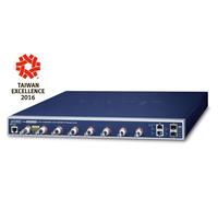 PLANET LRP-822CS commutateur réseau Géré Gigabit Ethernet (10/100/1000) Connexion Ethernet, supportant l'alimentation via ce port (PoE) 1U Bleu