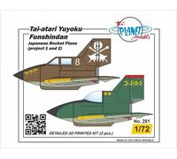 Planet Models 129-PLT281 - 1/72 Tai-Atari Yuyoku Funshindan Japonais Rocket Plan