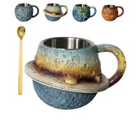 Planet Mug, Novelty Aesthetic Planetary Collection Coffee Mug, Versatile Astronaut Space Embossed Beverage Mugs for Tea,Milk,Juice, Beer,Or Wine