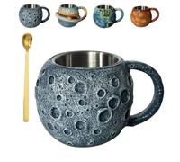 Planet Mug, Novelty Aesthetic Planetary Collection Coffee Mug, Versatile Astronaut Space Embossed Beverage Mugs for Tea,Milk,Juice, Beer,Or Wine
