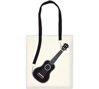 planet naughty Sac en toile de jute pour guitare avec motif ukulélé, cadeau pour professeur de musique, amateurs de musique, rentrée des classes, guitariste, fête des mères, guitare, cours de musique