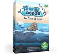 Planet Ocean-Mémo de nettoyage pour enfants et familles-Jeu éducatif durable à partir de 5 ans-2 à 6 joueurs-Découvrez la protection de l'environnement de manière ludique-Certifié