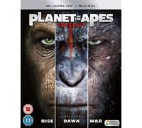 Planet Of The Apes Trilogy Boxset UHD [4K Ultra-HD + 4k]