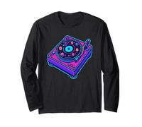 PLANET PLANETE GRAPHIQUE - DESIGN SPACE DJ Musique Rétro Manche Longue