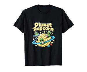Planet Popcorn, Joli Jeu de Mots sur Les ovnis et Les Aliens T-Shirt