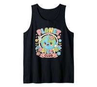 Planet Protector Club Earth Globe Souriant Graphique Débardeur