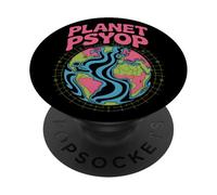 Planet Psyop Conspiracy UFO Alien Abduction Agenda Secret PopSockets PopGrip Adhésif
