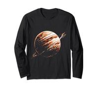 Planet Space Art Design Cool Manche Longue