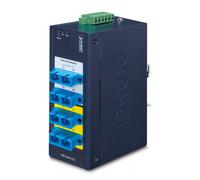 PLANET Switch by-pass indus 4x SC multimode -40/+75°C convertisseur de support réseau 1300 nm Bleu