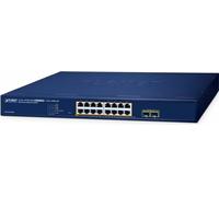 Planet Technology Corp. GS-2210-16P2S Planet Commutateur Web intelligent 16 ports Poe+ GS-2210-16P2S