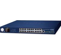 Planet Technology Corp. GS-6311-24P4XV Planet 24-Port PoE+ Managed Switch w/ LCD Screen GS-6311-24P