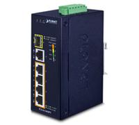 Planet Technology Corp. IGS-614HPT PLANET Industrial 4-Port PoE Switch +1xGE + 1xSFP IGS-614HPT