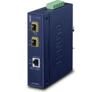 Planet Technology Corp. IGT-1205AT PLANET IP30 10/100/1000T vers 2-Ports 100/1000X SFP Gbit Conv.