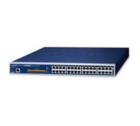 PLANET UPOE-1600G commutateur réseau Géré Gigabit Ethernet (10/100/1000) Connexion Ethernet, supportant l'alimentation via ce port (PoE) 1U Bleu